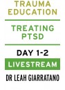 Treating PTSD (Day 1-2) with Dr Leah Giarratano Livestream on 19-20 March 2026 between 9am-5pm AEDT for Australia Treating PTSD (Day 1-2) with Dr Leah Giarratano Livestream on 19-20 March 2026 between 9am-5pm AEDT for Australia